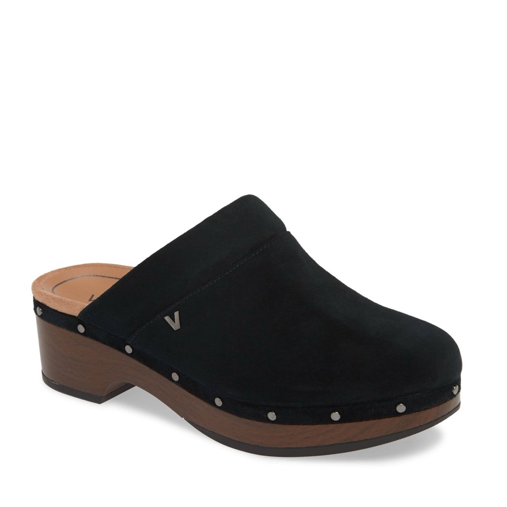 Vionic Kacie Black Suede Stud
Detailed Women's Size 7 Clogs
Slip-On Mules
